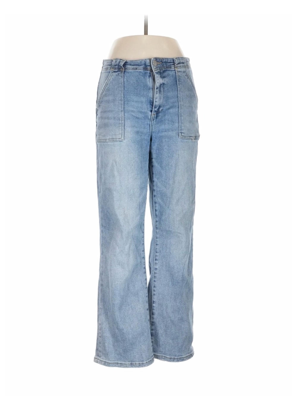 Risen Light Blue Women's Wide-Leg Jeans
